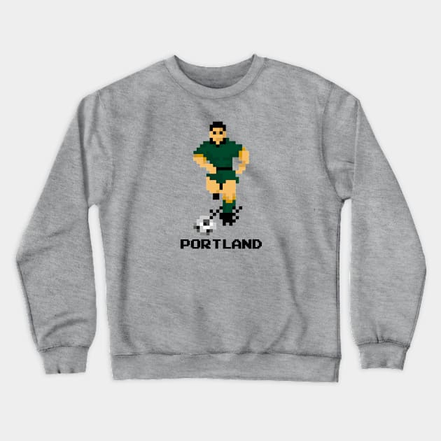 16-Bit Soccer - Portland Crewneck Sweatshirt by The Pixel League